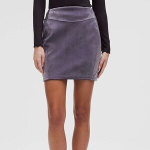 NWT! Lululemon Velvet Scuba Mini Skirt